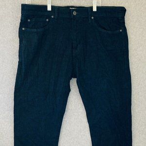 Joseph Abboud Jeans Mens 38x30 Blue Denim Dark Wash Slim Fit Straight Leg